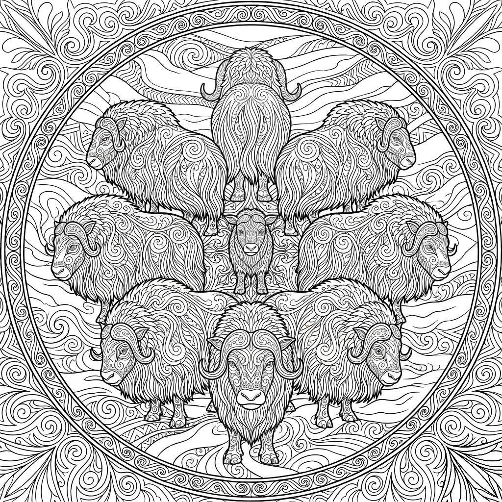 Musk Oxen
